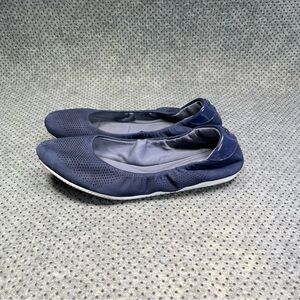 Cole Haan Studio Grande Navy Suede Flats Size 7B Women’s